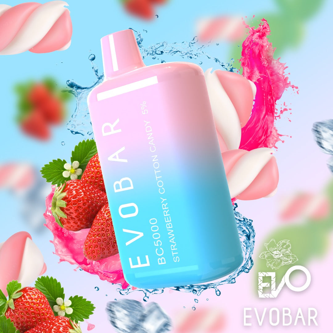 Evobar Strawberry Cotton Candy